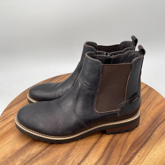Bull Boxer Boots Mens Size 8 Dark Brown Leather Chelsea Preppy City Fashion main image 5